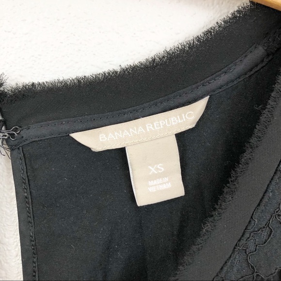 Banana Republic Black Lace Tank XS - Picture 2 of 7